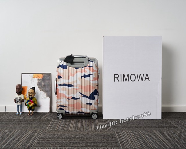 RIMOWA行李箱四輪拉杆箱 日默瓦全新original cabin 21寸鋁鎂合金迷彩限量款旅行箱 gdx1250